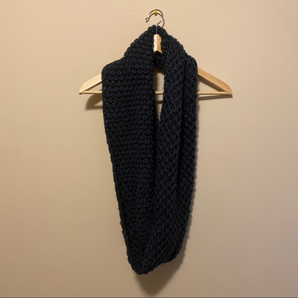 PRICE DROP • Knitted infinity scarf hand made